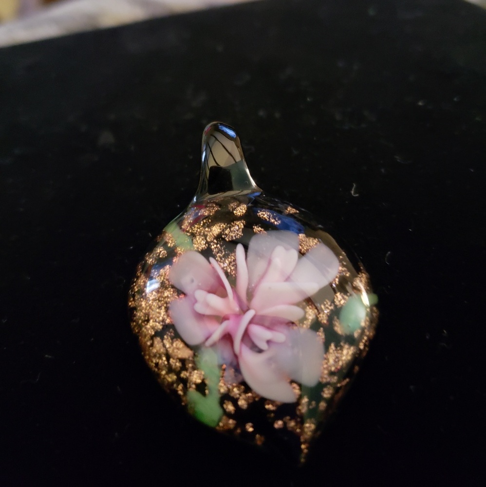 Glass charm